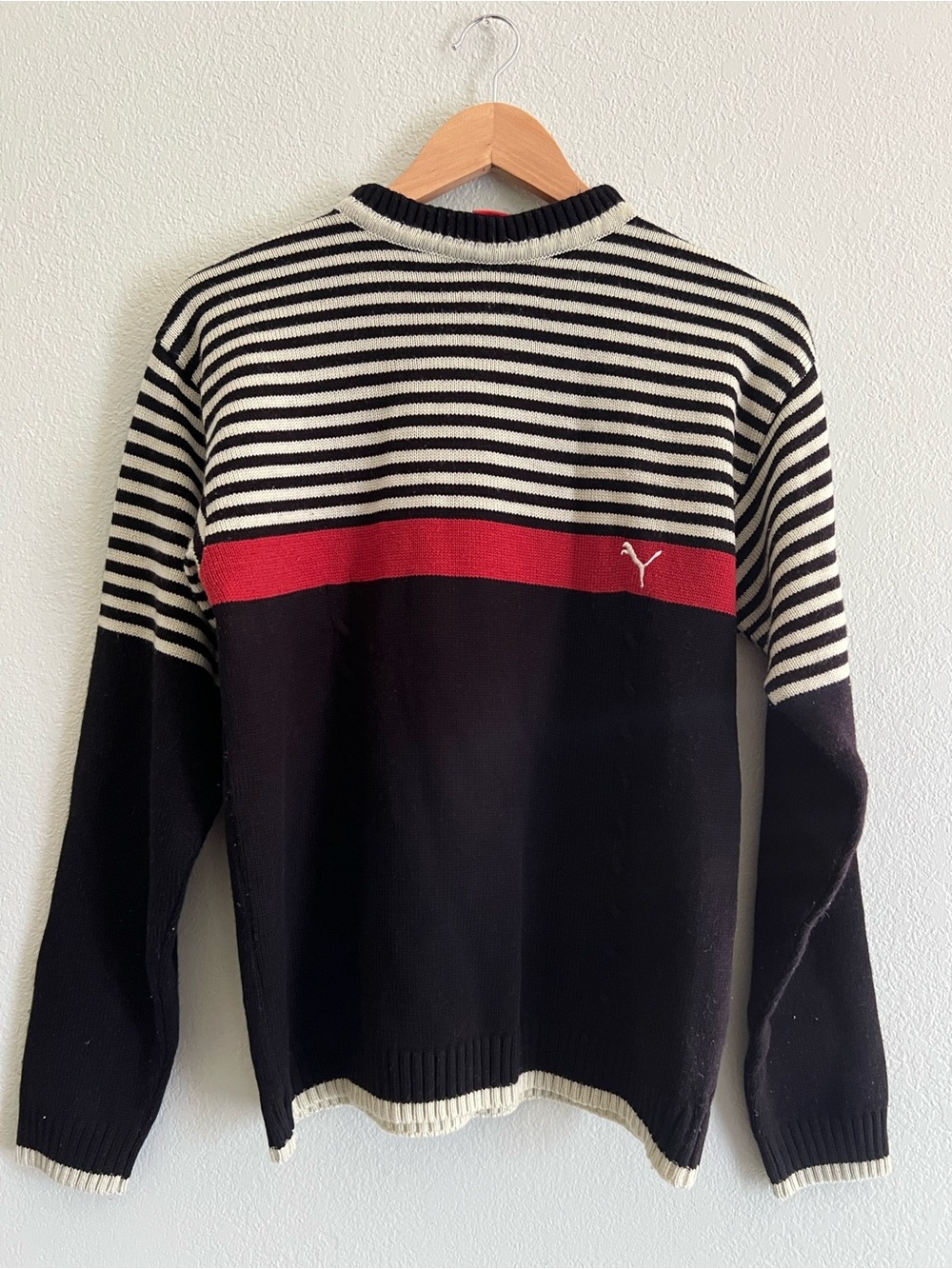 90’s PUMA Sport  Striped Sweater